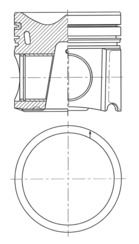 KOLBEN 41659600 Piston Segman Std Om 941.991 Euro 2-3 1