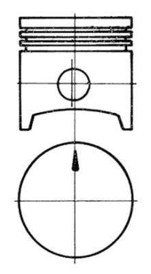 KOLBEN 91322970 Segman Std 1600 1