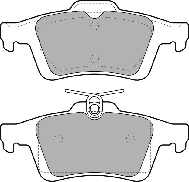 VALEO 9005009 Arka Balata Focus Ii Cmax 03> Connect 02> Laguna Iii 07> Opel Vectra C 02> Signum 03> Citroen C5 08> Peugeot P508 10>18