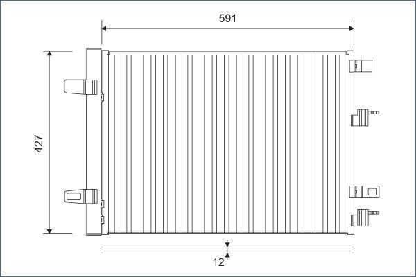 KALE 382790 Klima Radyatoru Mercedes W177 V177 W247 C118 X118 H247 X247
