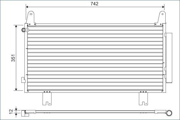 VALEO 822634 Kondenser Honda Crv V