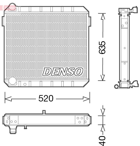 DENSO DRM10110 Thermal Radiator
