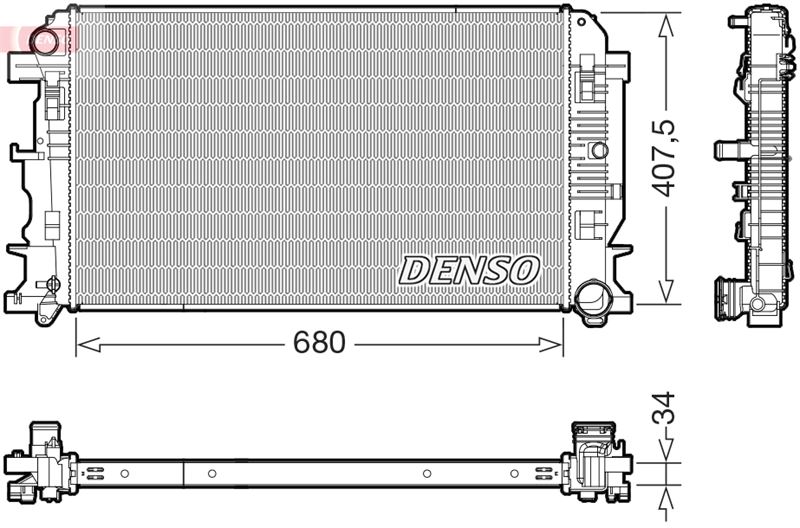DENSO DRM17117 Thermal Radiator