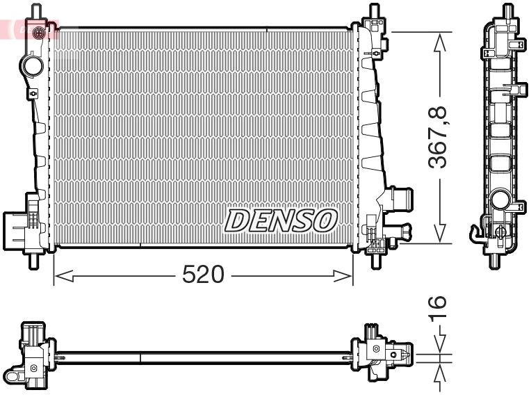 DENSO DRM20127 Thermal Radiator