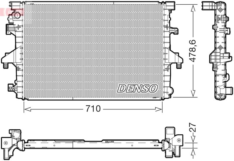 DENSO DRM32055 Thermal Radiator