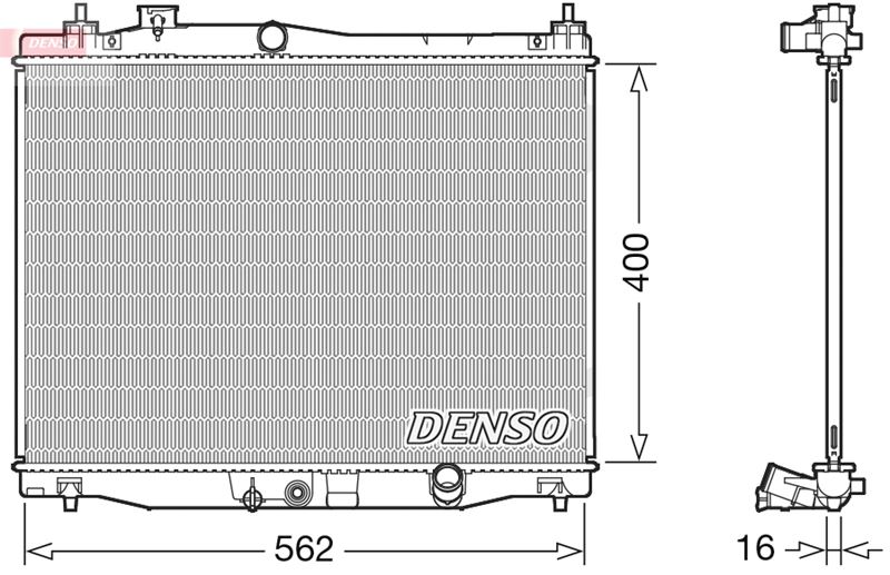 DENSO DRM40047 Thermal Radiator