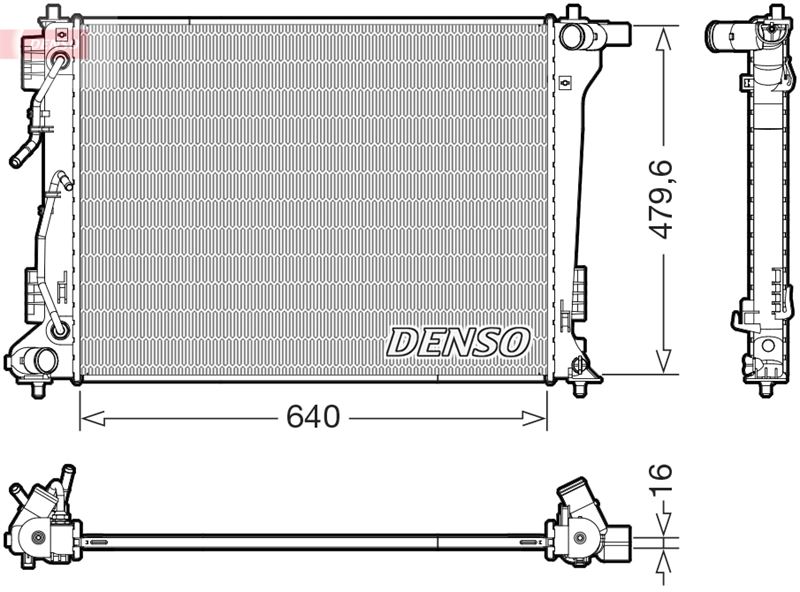 DENSO DRM41027 Thermal Radiator