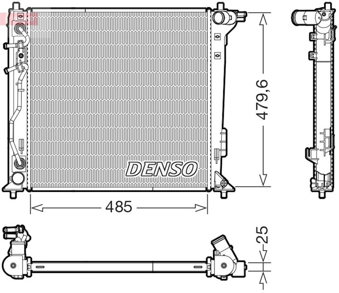 DENSO DRM41030 Thermal Radiator