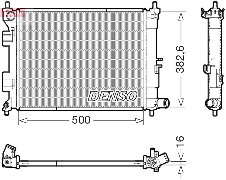 DENSO DRM41032 Thermal Radiator