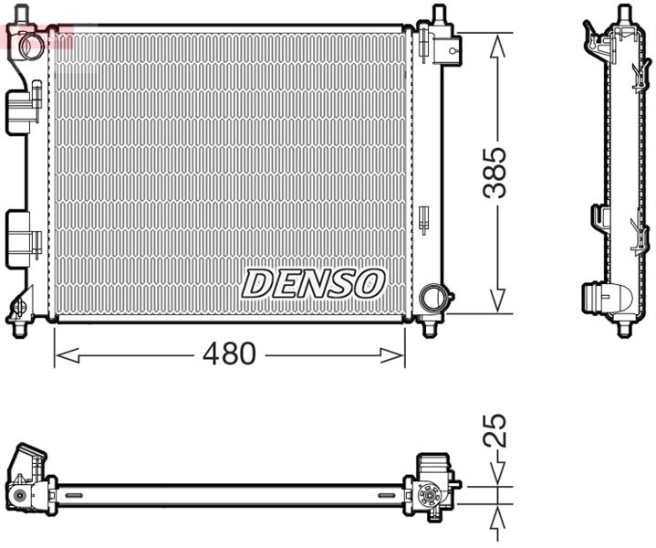 DENSO DRM41034 Thermal Radiator