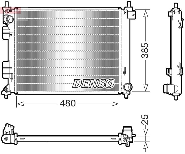 DENSO DRM41035 Thermal Radiator