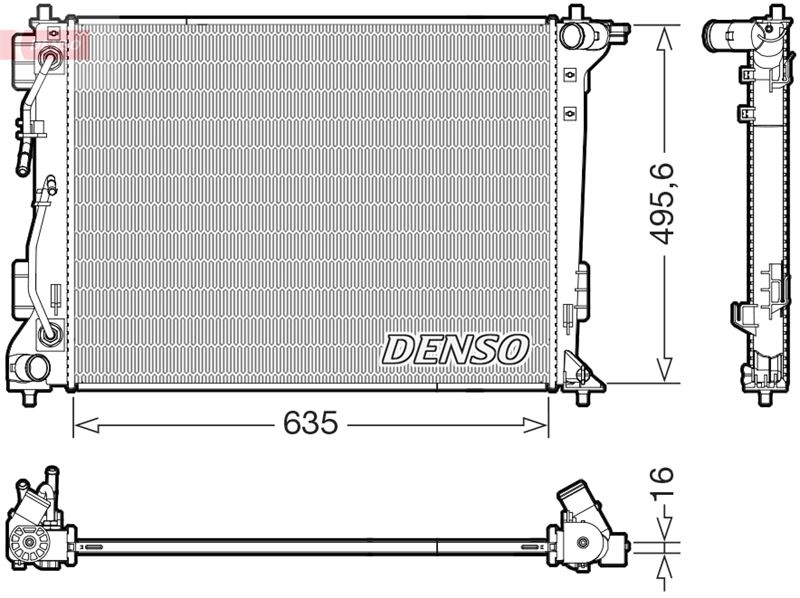 DENSO DRM41036 Thermal Radiator