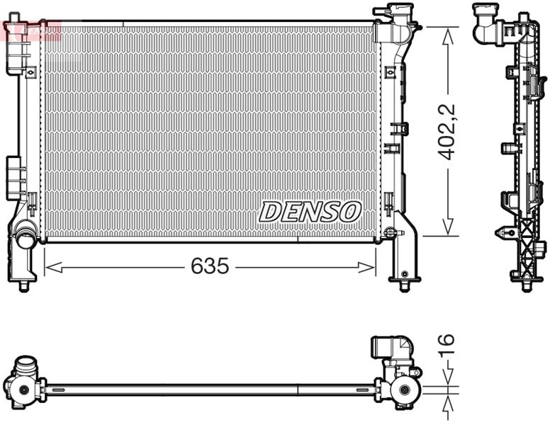 DENSO DRM43012 Thermal Radiator