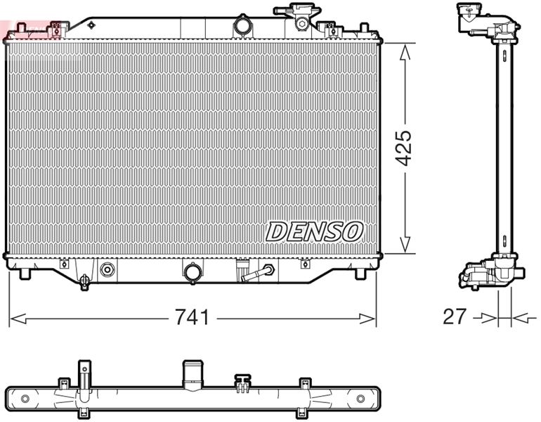 DENSO DRM44051 Thermal Radiator