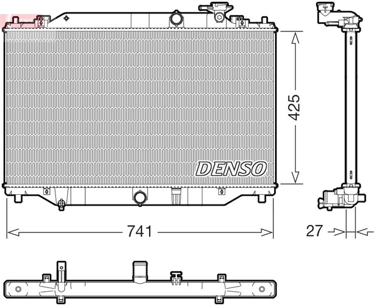 DENSO DRM44052 Thermal Radiator