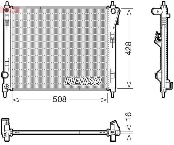DENSO DRM46075 Thermal Radiator
