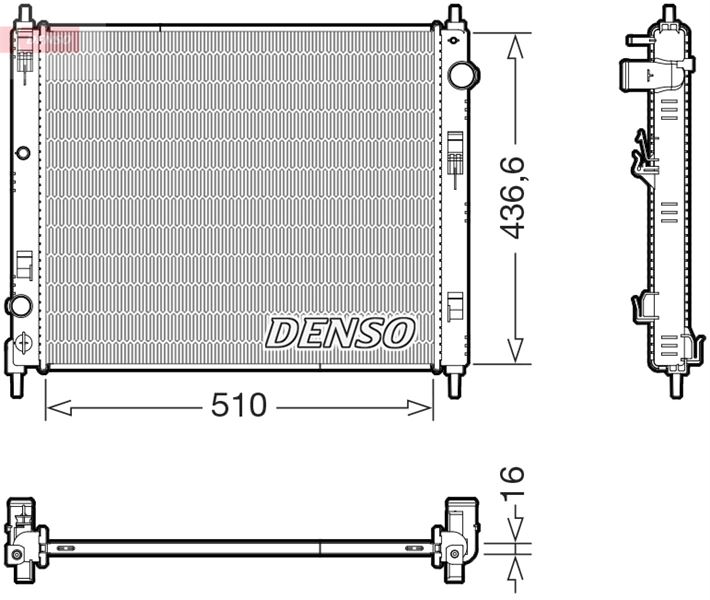 DENSO DRM46078 Thermal Radiator