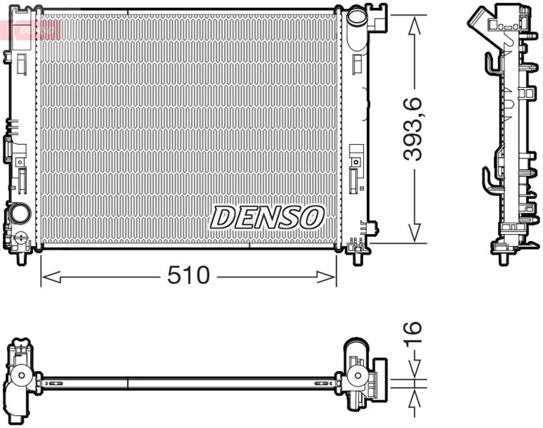 DENSO DRM46103 Thermal Radiator