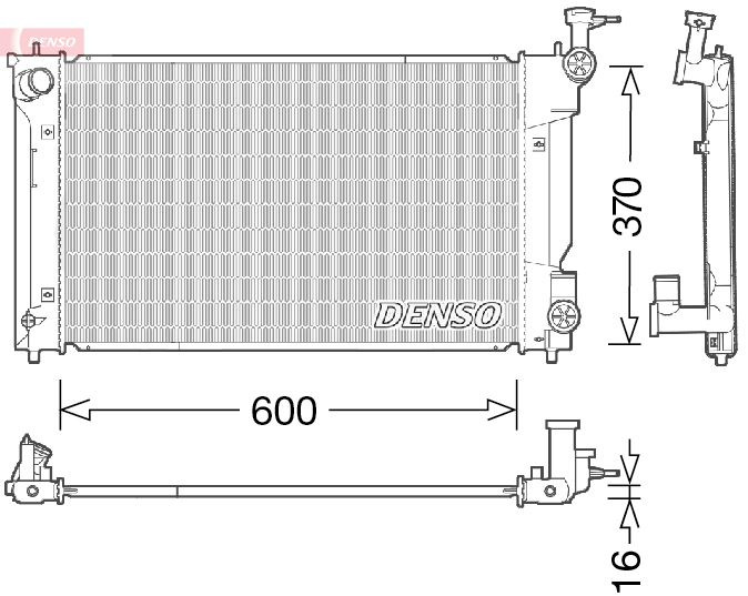 DENSO DRM50094 Thermal Radiator