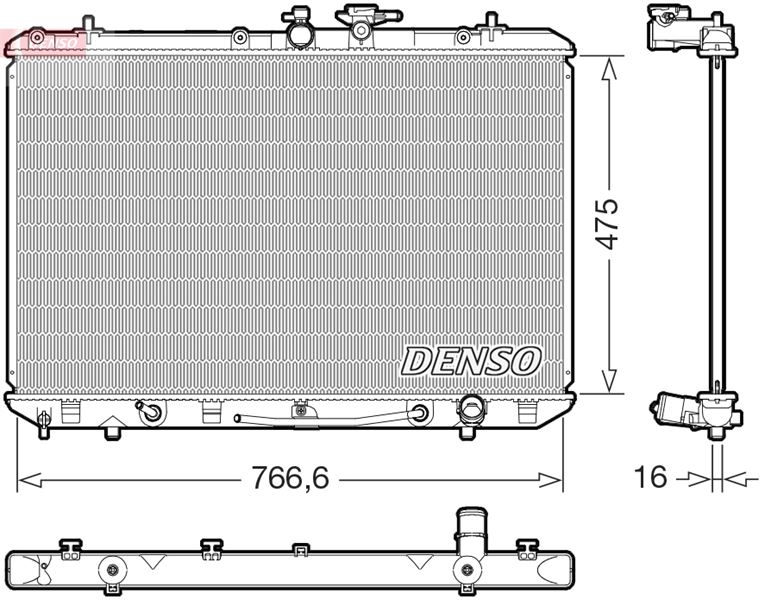 DENSO DRM50143 Thermal Radiator