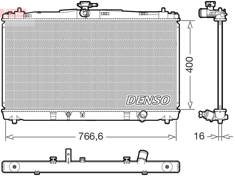 DENSO DRM50144 Thermal Radiator