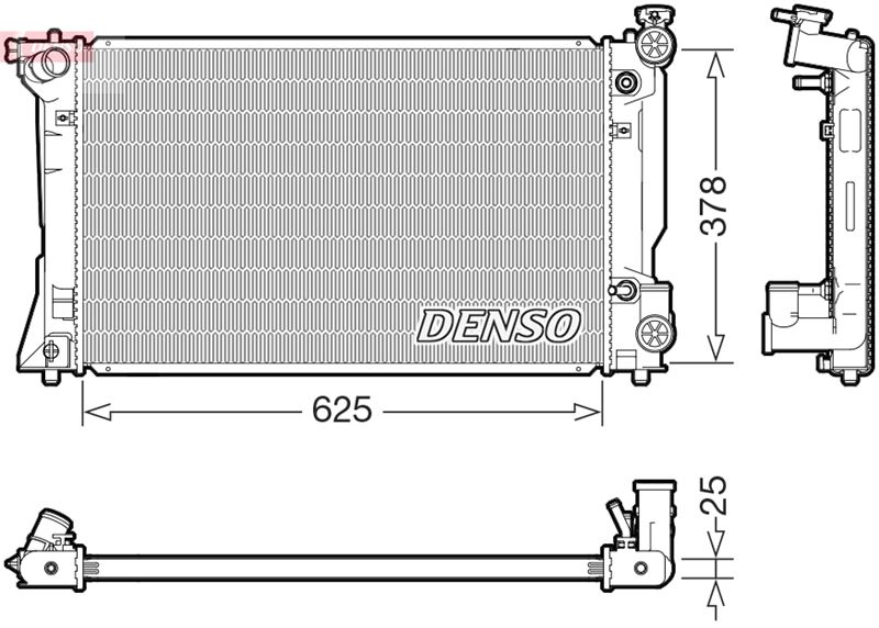 DENSO DRM50145 Thermal Radiator