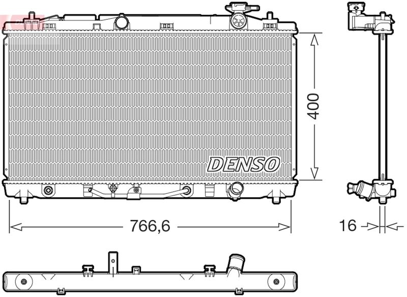 DENSO DRM50146 Thermal Radiator