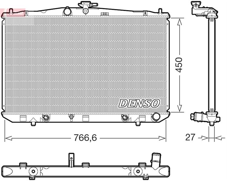 DENSO DRM51017 Thermal Radiator