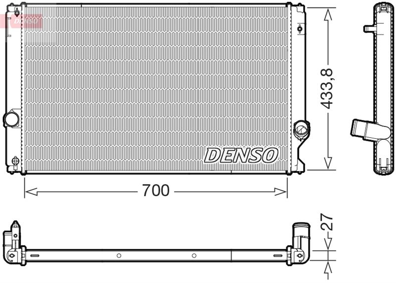 DENSO DRM51019 Thermal Radiator