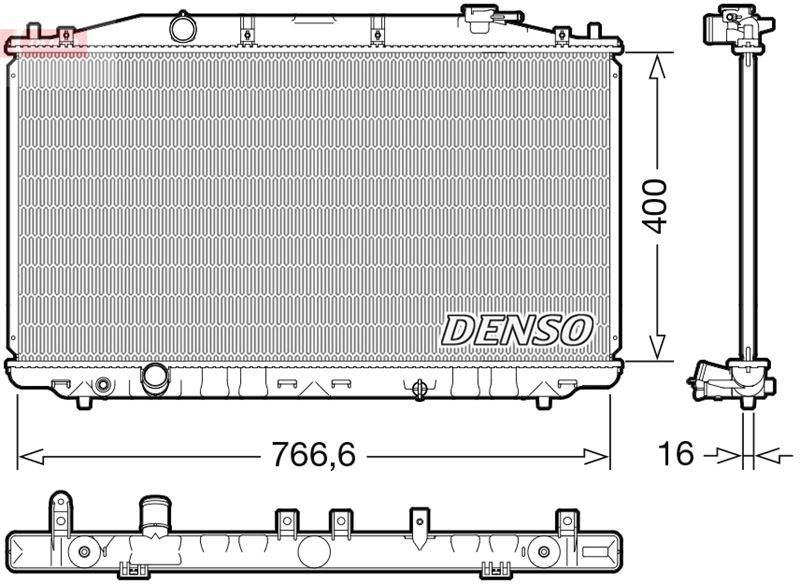 DENSO DRM40051 Thermal Radiator