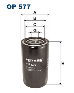FILTRON OP577 Yağ Filtresi Volvobusb9.Volvotrucksf10 77-94 .F12 77-94 .F6 75-86 .F80 65-78 .Fh12 92-08