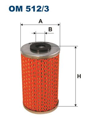 FILTRON OM512.3 Yağ Filtresi Mercedes-Benzactrosi 950.003-954.532 96-03.Actrosimp2 Mp3 930.932.933.934 03-