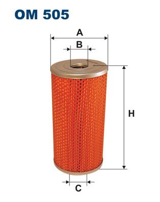 FILTRON OM505 Yağ Filtresi Dafbus Vdlbusgroup Sb.Mantruckf7.F8.F9 67-93