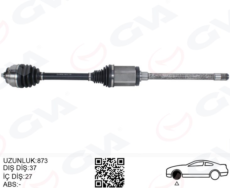 BM-1002 Aks Kafasi Sol-Sag On Dis Bmw 5 Serisi (F10) 520 D A-T 37x25x65 Uzunluk 73mm 2010-