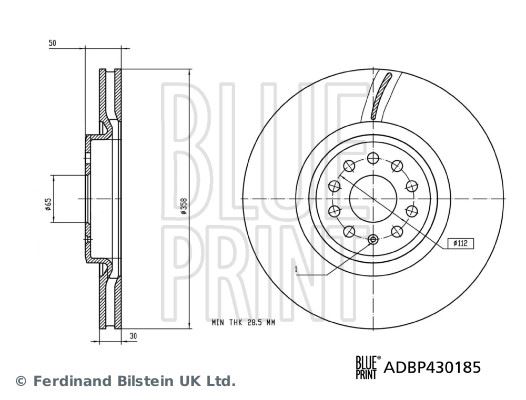 BLUEPRINT ADBP430185 Fren Diski