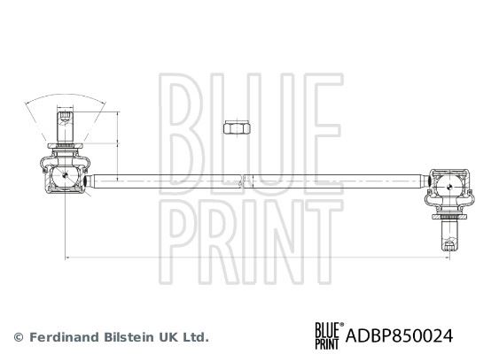 BLUEPRINT ADBP850024 Z Rotu Ön Sağ-Sol Toyota Corolla 1.2l 8nrfts Nre210 19-> 1.6l 1zr-Fae Zre210 19-> 1.8l 2zr-Fxe Hybr Id Zwe211 Cross Zvg12 19-> / Ch-R 1.2l 8nrfts Ngx10 16-> 1.8l 2zr-Fxe Hybrid Zyx10 16->