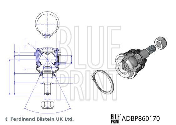 BLUEPRINT ADBP860170 Rotil Bayon Creta Ii Creta Ii 4x4 Venue İ20 Ii İ20 Ii Active İ20 Ii Cross İ20 Ii Elite İ20 Iii