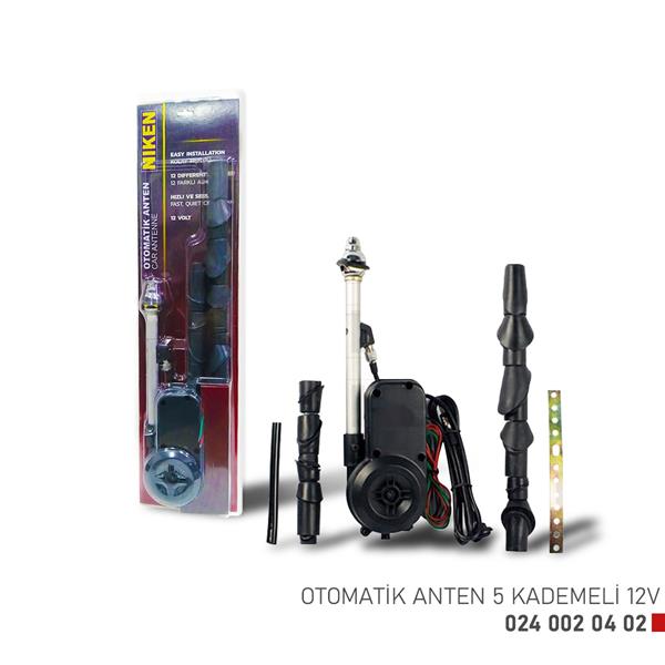 NIKEN 0240020402 Otomatik Anten 5 Kademeli 12v