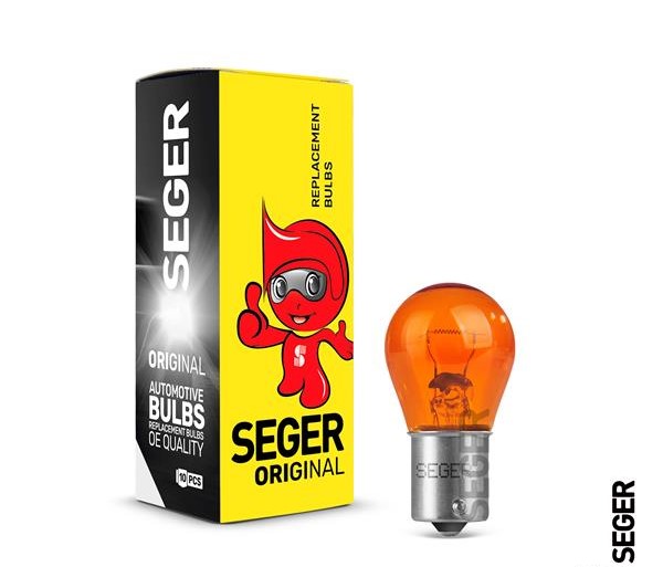 SEGER 208741 Ampul Py21w 12v 21w Bau15s 93 Kaplama Sari