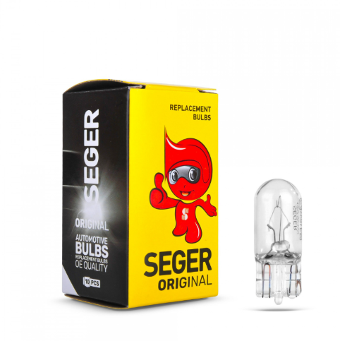 SEGER 209465 Ampul W3w 12v 3w W2.1x9.5d T10 B. Dipsiz Standart Yenileme