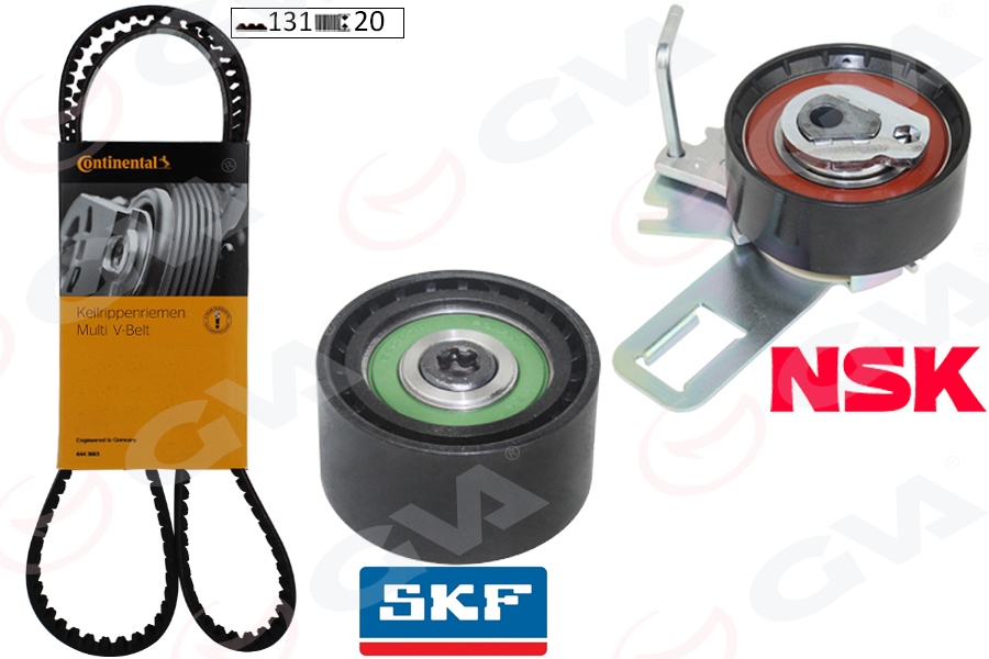 GVA 59T4329-1 Eksantrik Gergi Kiti Opel Astra L 21> Corsa F 19> Peugeot P2008-P3008 Ii-P301- P308 Ii-P5008-P508-Ex Pert-Partner Citroen Berlingo-C3 Iii-C4-C-Elysee-Jumpy Iii 1.5 Tdci-Bluehdi Euro6 / Focus Iv 17> C