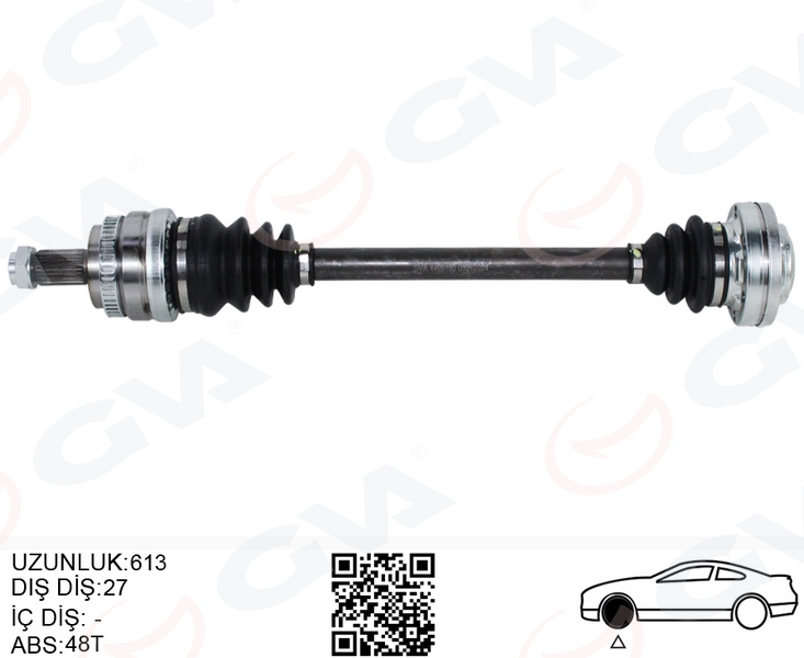 MGA-73262 Aks Sol - (Bmw 3 Serisi (E90) 320 2005-2011) Absli