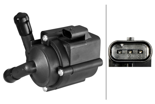 HELLA 8TW358304741 Elektrikli Ek Su Pompasi P308-P3008-P508-P5008-C4 Picasso-Ds5-C5 Iii-C4 Ii Ds4-Grandland-Ds7 1.6 Thp 1.6 Puretech Hybrid Ep6dt Ep6cdt