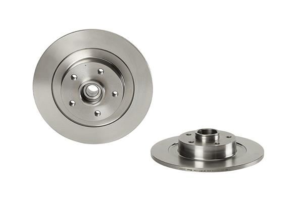 BRE-08.A826.37 Fren Diski Arka With Bearing Kit Renault