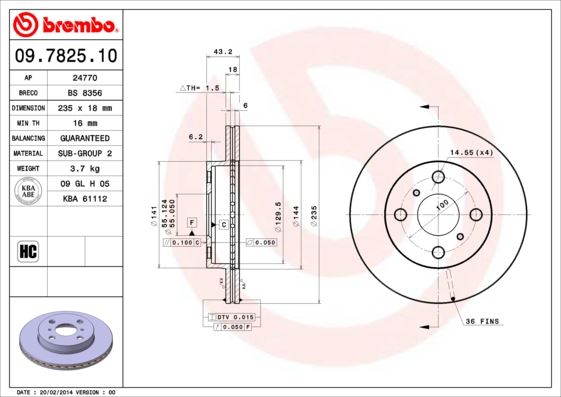 BREMBO 09782510 Ön Fren Diski Hava Kanalli Toyota Yaris 1.0l 1.3l 1sz-Fe 2nz-Fe Ncp10 Scp10 Küçük Tip - Arkalar K Ampana Ise 99-05 235 Çap X 4 Bijon - Adet Disk Fiyatıdır