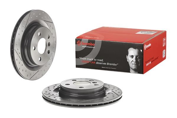 BREMBO 09C74321 Fren Diski Arka Uv Coated Mini