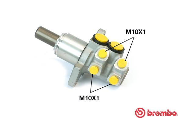 BREMBO M23036 Ana Fren Silindiri Fiat Doblo Box Body/Mpv 223 11/00->-Fiat Doblo Mpv 119. 223 03/01->-Fiat Gran