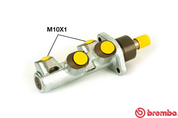 BREMBO M23123 Ana Fren Silindiri Fiat Multipla 186 04/99-06/10-Fiat Multipla Van 186 04/99-06/10
