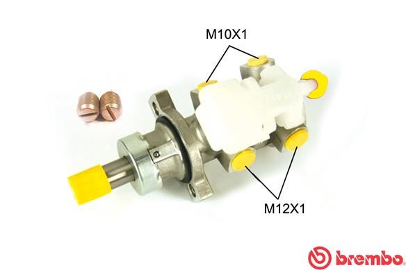 BREMBO M24010 Fren Ana Merkez Ford Focus 98> 1.6-2.0 Zetec-1.8 Tdci 23.81mm