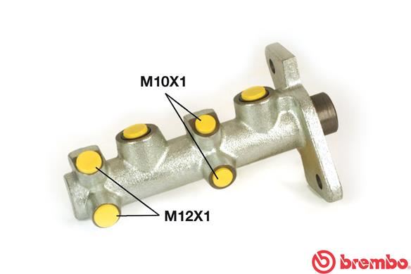 BREMBO M24023 Ana Fren Silindiri Ford Fiesta Box Body/Mpv F3l. F5l 04/89-02/96-Ford Fiesta Hatchback Van Fvd 0